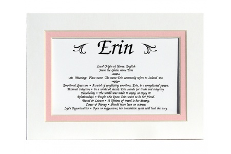 5x7 First Name Meaning (Baby Girl)