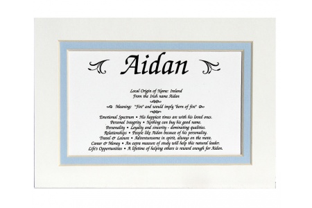 5x7 First Name Meaning (Baby Boy)
