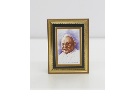 Religious/pope-saint-john-xxiii-framed-watercolor-print-5x7