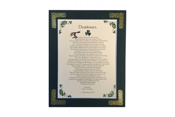 Desiderata - 8x10 Matted