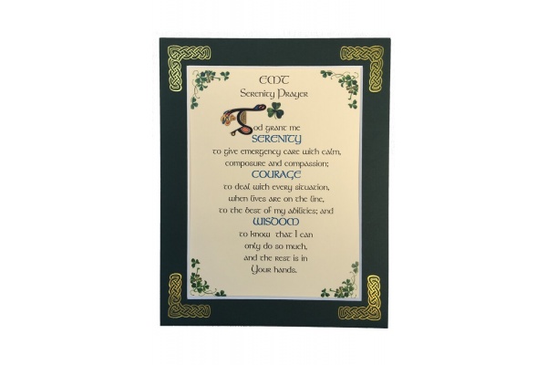 EMT Serenity Prayer - 8x10 Matted