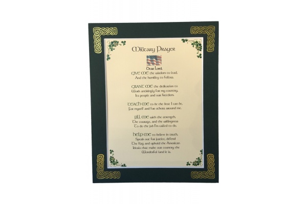Military Prayer - 8x10 Matted