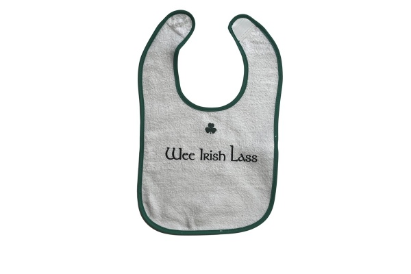 Wee Irish Lass - Irish Baby Bib