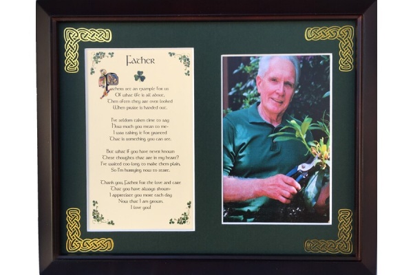 /Irish-Blessings/8x10-Framed-Photo-Verse/Father---Fathers-set-an-example