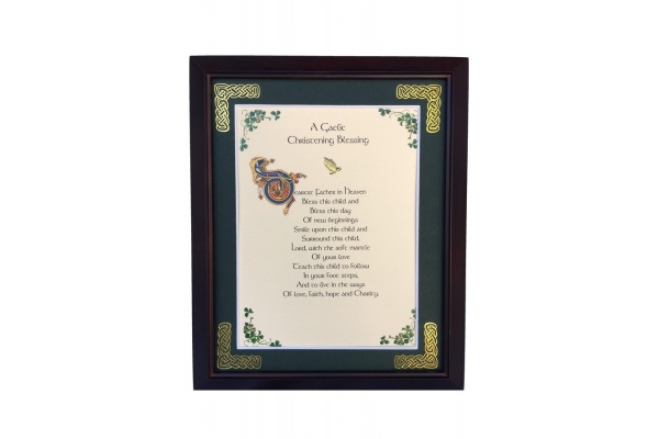 /Irish-Blessings/8x10-Framed/A-Gaelic-Christening-Blessing