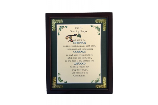 /Irish-Blessings/8x10-Framed/EMT-Serenity-Prayer