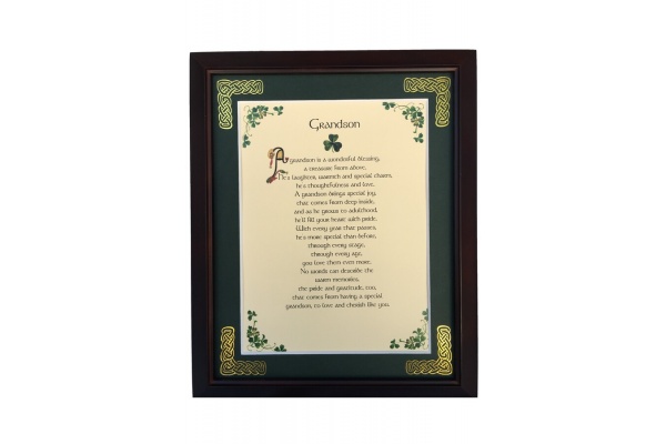 /Irish-Blessings/8x10-Framed/Grandson