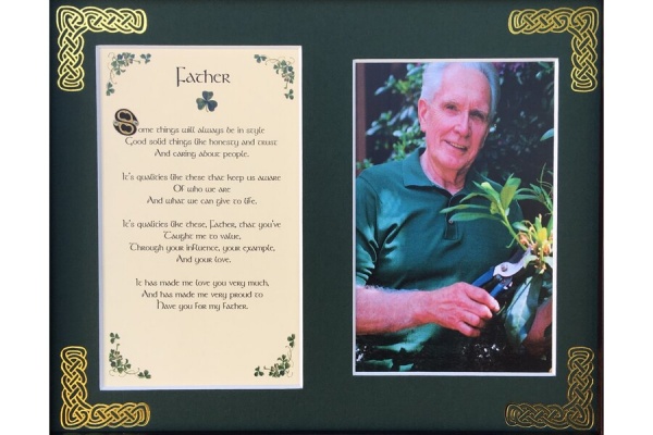 Father - Some things will always be - 8x10 Matted Photo Verse