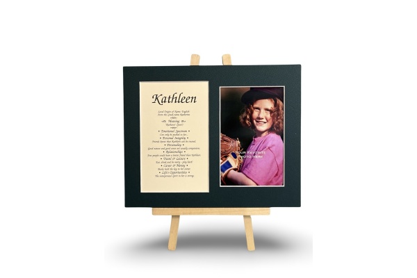 Girls 200 SET - First Name Origin & Meaning 8x10 Matted PHOTO Prints
