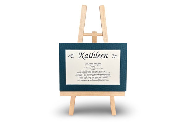Girls 200 SET - First Name Origin & Meaning 5x7 Matted Print