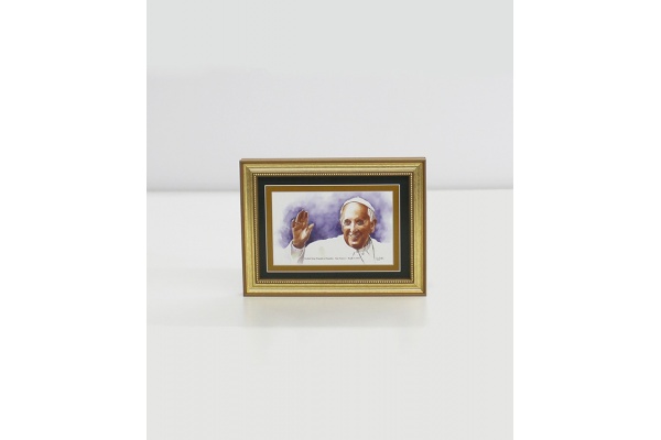 Religious/pope-francis-i-framed-watercolor-print-5x7