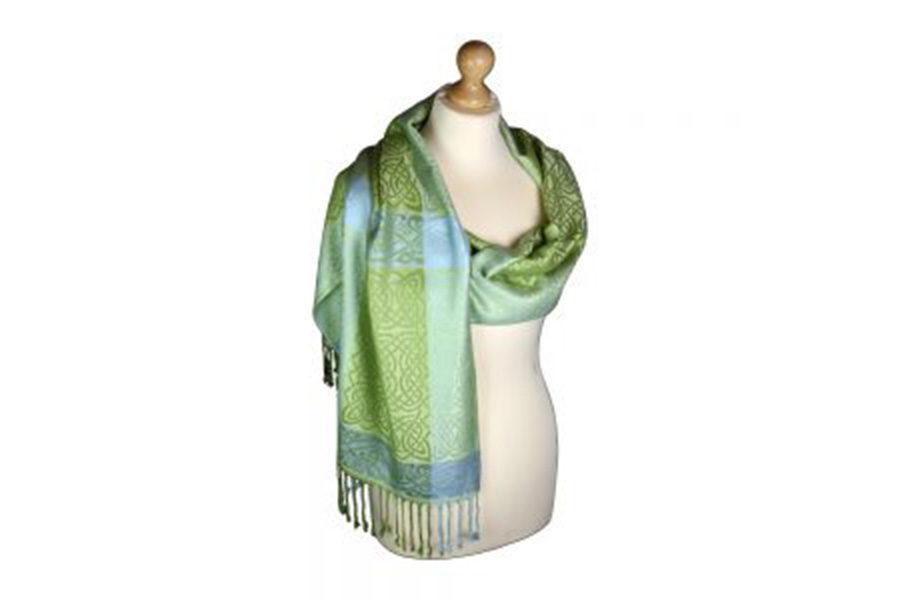 Inishkeeragh Celtic Pashmina Scarf