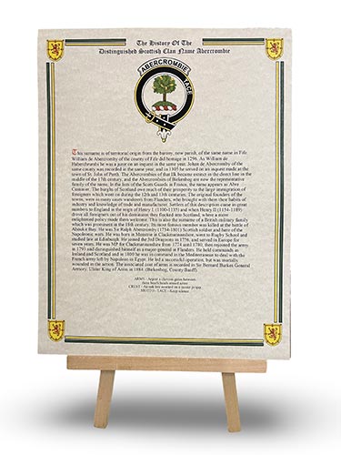 Family Names and Scottish Clans